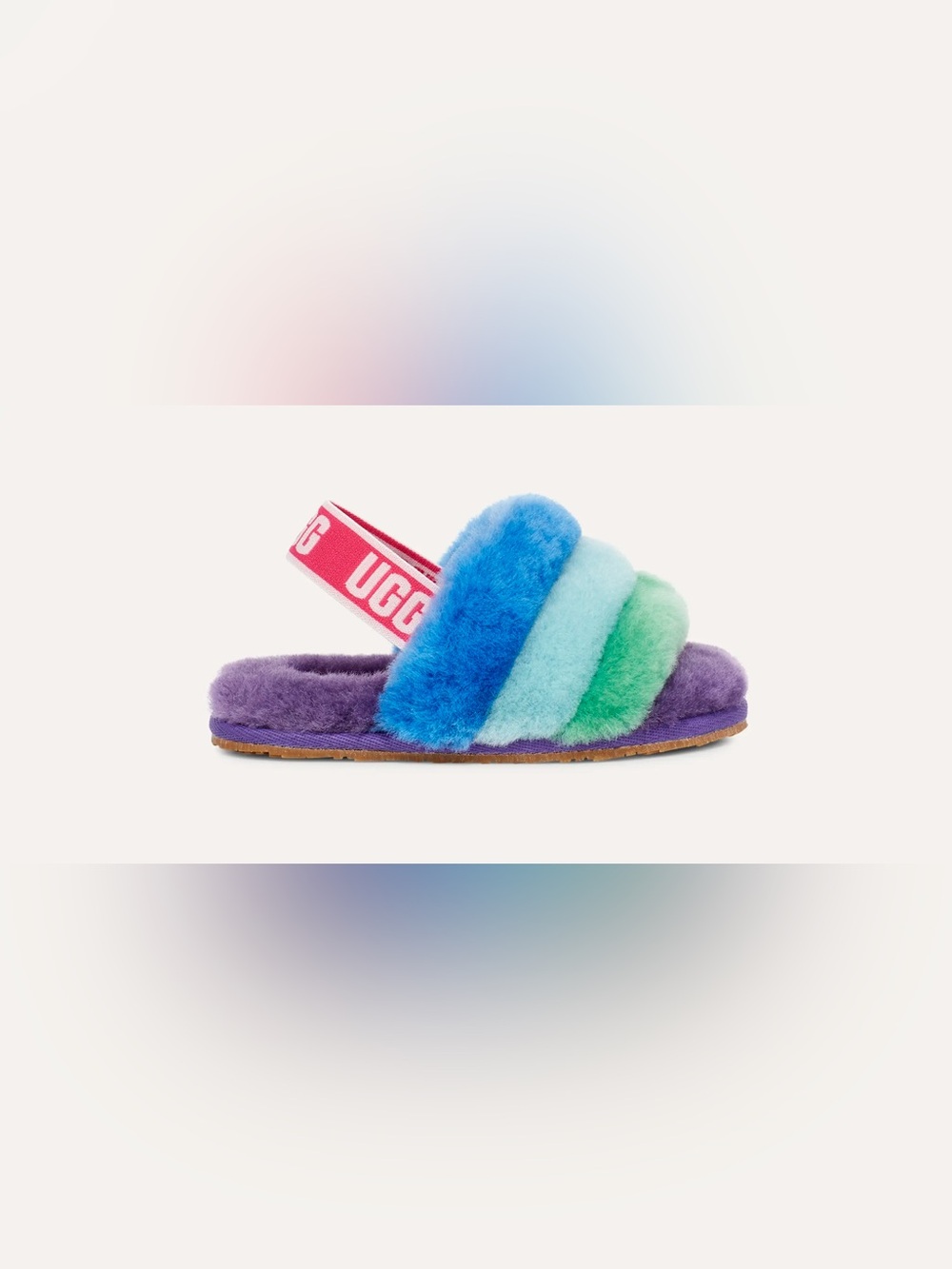 UGG Fluff Yeah Pride Slides Kids Size 12